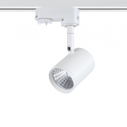 WHITE LED TRACK LIGHT 7W 3000K 4WIRES 24° 500LM 230V Ra80 ZUNO730W4 WHITE LED TRACK LIGHT 7W 3000K 4WIRES 24° 500LM 230V Ra80 ZUNO730W4