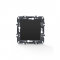 PRIME 1 GANG 1 WAY SWITCH SCREWLESS 1P 10AX 250VAC IP20 MATT ANTHRACITE 1000110005