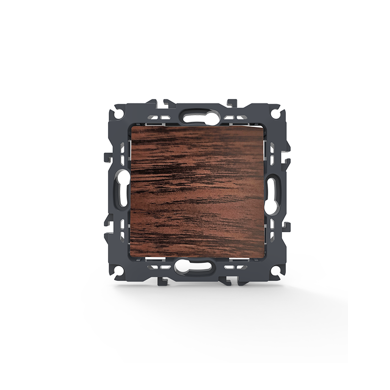 PRIME 1 GANG 1 WAY SWITCH SCREWLESS 1P 10AX 250VAC IP20 WOOD 1000110006 PRIME 1 GANG 1 WAY SWITCH SCREWLESS 1P 10AX 250VAC IP20 WOOD 1000110006