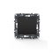 PRIME 2 GANG 2 WAY SWITCH SCREWLESS 1+1P 10AX 250VAC IP20 MATT ANTHRACITE 1000110305