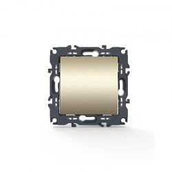 PRIME INTERMEDIATE SWITCH SCREWLESS 1+1P 10AX 250VAC IP20 MATT CHAMPAGNE 1000110404 PRIME INTERMEDIATE SWITCH SCREWLESS 1+1P 10AX 250VAC IP20 MATT CHAMPAGNE 1000110404