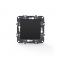 PRIME INTERMEDIATE SWITCH SCREWLESS 1+1P 10AX 250VAC IP20 MATT ANTHRACITE 1000110405