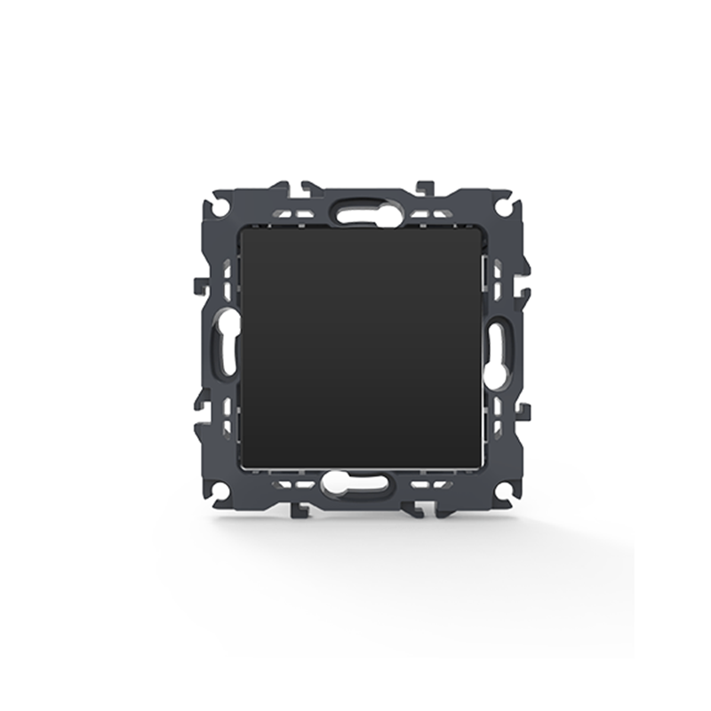 PRIME INTERMEDIATE SWITCH SCREWLESS 1+1P 10AX 250VAC IP20 MATT ANTHRACITE 1000110405