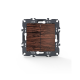 PRIME 2 GANG SHUTTER SWITCH SCREWLESS 1-1P 10AX 250VAC IP20 WOOD 1000110606 PRIME 2 GANG SHUTTER SWITCH SCREWLESS 1-1P 10AX 250VAC IP20 WOOD 1000110606