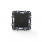 PRIME 1 GANG 2 WAY SWITCH   LED CONTROL LAMP (ON-ON) SCREWLESS 1P 10AX 250VAC IP20 MATT ANTHRACITE 1000111005