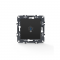 PRIME 1 GANG PUSH BUTTON   LED LAMP SCREWLESS 1P 10A 250VAC IP20 MATT ANTHRACITE 1000112005
