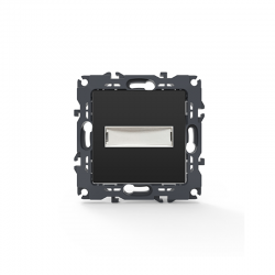 PRIME 1 GANG PUSH BUTTON NAMEPLATE LED LAMP (12VAC) SCREWLESS 1P 10A 250VAC IP20 MATT ANTHRACITE 1000112105 PRIME 1 GANG PUSH BUTTON NAMEPLATE LED LAMP (12VAC) SCREWLESS 1P 10A 250VAC IP20 MATT ANTHRACITE 1000112105
