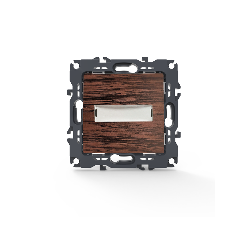 PRIME 1 GANG PUSH BUTTON amp NAMEPLATE LED LAMP (12VAC) SCREWLESS 1P 10A 250VAC IP20 WOOD 1000112106 PRIME 1 GANG PUSH BUTTON amp NAMEPLATE LED LAMP (12VAC) SCREWLESS 1P 10A 250VAC IP20 WOOD 1000112106