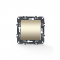 PRIME 1 GANG PUSH BUTTON SWITCH SCREWLESS 1P 10AX 250VAC IP20 MATT CHAMPAGNE 1000112304