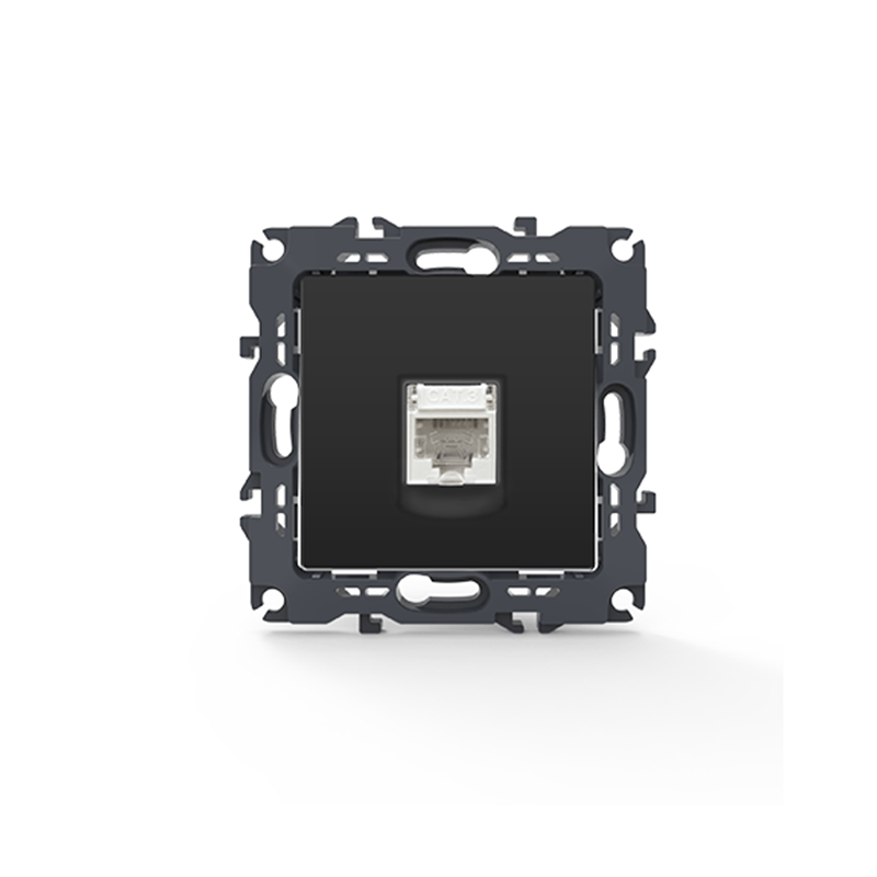 PRIME TELEPHONE SOCKET 1xRJ11 CAT3 IP20 MATT ANTHRACITE 1000113005 PRIME TELEPHONE SOCKET 1xRJ11 CAT3 IP20 MATT ANTHRACITE 1000113005