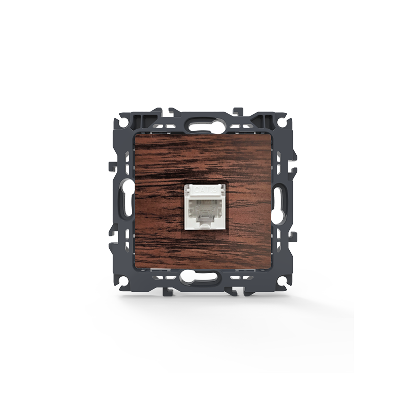 PRIME TELEPHONE SOCKET 1xRJ11 CAT3 IP20 WOOD 1000113006 PRIME TELEPHONE SOCKET 1xRJ11 CAT3 IP20 WOOD 1000113006