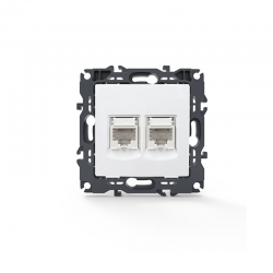 PRIME TELEPHONE SOCKET 2xRJ11 CAT3 IP20 WHITE 1000113101 PRIME TELEPHONE SOCKET 2xRJ11 CAT3 IP20 WHITE 1000113101