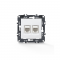 PRIME TELEPHONE SOCKET 2xRJ11 CAT3 IP20 WHITE 1000113101