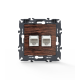 PRIME TELEPHONE SOCKET 2xRJ11 CAT3 IP20 WOOD 1000113106 PRIME TELEPHONE SOCKET 2xRJ11 CAT3 IP20 WOOD 1000113106