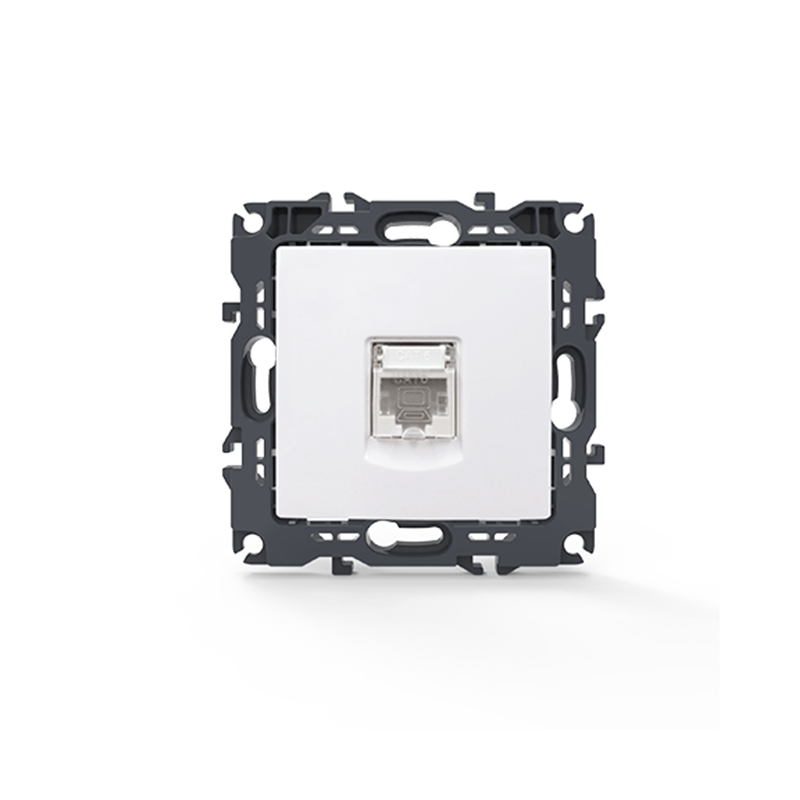 PRIME LAN SOCKET 1xRJ45 CAT6 UTP IP20 WHITE 1000113201 PRIME LAN SOCKET 1xRJ45 CAT6 UTP IP20 WHITE 1000113201