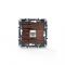 PRIME LAN SOCKET 1xRJ45 CAT6 UTP IP20 WOOD 1000113206