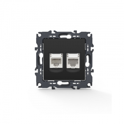 PRIME TELEPHONE SOCKET 1xRJ11 CAT3 IP20 LAN SOCKET 1xRJ45 CAT6 UTP IP20 MATT ANTHRACITE 1000113405 PRIME TELEPHONE SOCKET 1xRJ11 CAT3 IP20 LAN SOCKET 1xRJ45 CAT6 UTP IP20 MATT ANTHRACITE 1000113405