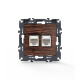 PRIME TELEPHONE SOCKET 1xRJ11 CAT3 IP20 amp LAN SOCKET 1xRJ45 CAT6 UTP IP20 WOOD 1000113406 PRIME TELEPHONE SOCKET 1xRJ11 CAT3 IP20 amp LAN SOCKET 1xRJ45 CAT6 UTP IP20 WOOD 1000113406