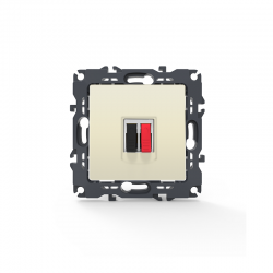 PRIME SINGLE AUDIO SOCKET SCREWLESS 36-230VAC IP20 IVORY 1000113502 PRIME SINGLE AUDIO SOCKET SCREWLESS 36-230VAC IP20 IVORY 1000113502