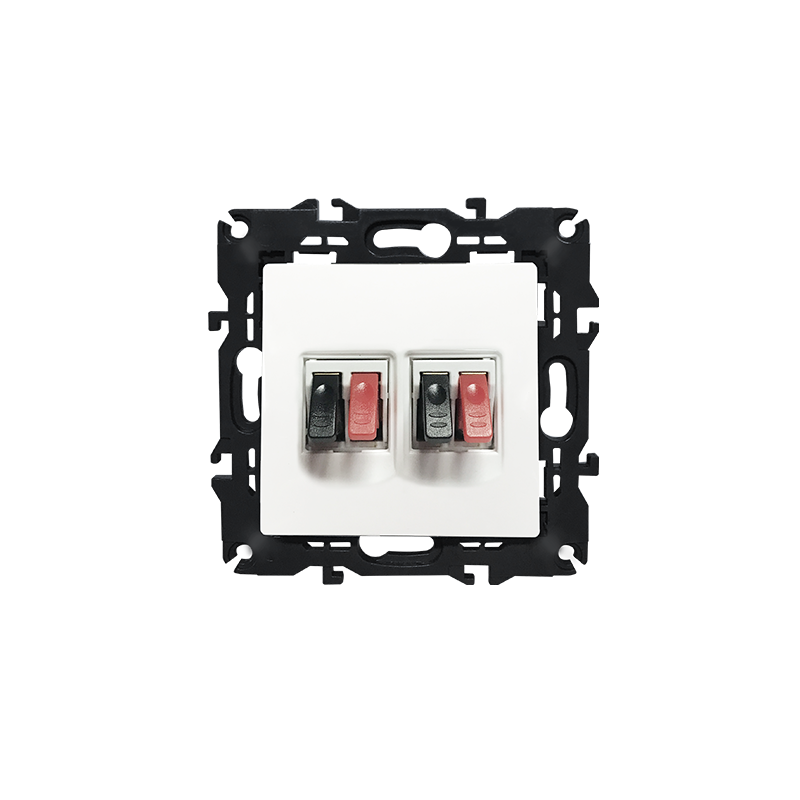 PRIME DOUBLE AUDIO SOCKET SCREWLESS 36-230VAC IP20 WHITE 1000113601 PRIME DOUBLE AUDIO SOCKET SCREWLESS 36-230VAC IP20 WHITE 1000113601