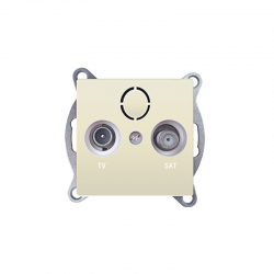 PRIME TV-SAT SOCKET END-LINE MALE F CONNECTOR SURGE PROTECTION IP20 IVORY 1000114202 PRIME TV-SAT SOCKET END-LINE MALE F CONNECTOR SURGE PROTECTION IP20 IVORY 1000114202