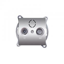 PRIME TV-SAT SOCKET END-LINE MALE F CONNECTOR SURGE PROTECTION IP20 MATT ALUMINUM 1000114203 PRIME TV-SAT SOCKET END-LINE MALE F CONNECTOR SURGE PROTECTION IP20 MATT ALUMINUM 1000114203