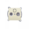 PRIME TV-SAT SOCKET THROUGH-LINE MALE   F CONNECTOR SURGE PROTECTION IP20 IVORY 1000114302