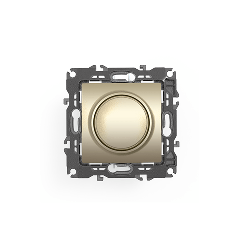 PRIME DIMMER LED 2 WAY 1P TE 200VA 250VAC IP20 MATT CHAMPAGNE 1000115304