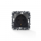 PRIME SCHUKO SOCKET WITH SAFETY SHUTTER 1x2P+E 16A 250VAC IP20 MATT ANTHRACITE 1000116005