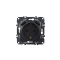PRIME SCHUKO SOCKET WITH SAFETY SHUTTER 1x2P+E 16A 250VAC   2 USB 5VDC 3.1A IP20 MATT ANTHRACITE 1000116305