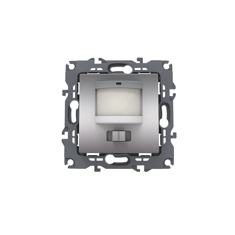 PRIME MOTION SENSOR (L+N) 180-250VAC 400W(40VA) 5-7m 3-7Lux30-260sec IP20 MATT ALUMINUM 1000117103 PRIME MOTION SENSOR (L+N) 180-250VAC 400W(40VA) 5-7m 3-7Lux30-260sec IP20 MATT ALUMINUM 1000117103
