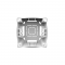 PRIME 1 GANG SURFACE MOUNTING BOX IP20 MATT ALUMINUM 1000118003