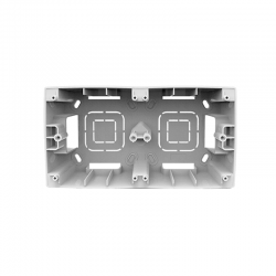 PRIME 2 GANG SURFACE MOUNTING BOX IP20 WHITE 1000118101