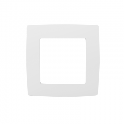 PRIME 1 GANG FRAME IP20 WHITE 1000119001 PRIME 1 GANG FRAME IP20 WHITE 1000119001