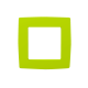 PRIME 1 GANG FRAME IP20 LIGHT GREEN 1000119008