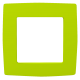 PRIME 1 GANG FRAME IP20 LIGHT GREEN 1000119008