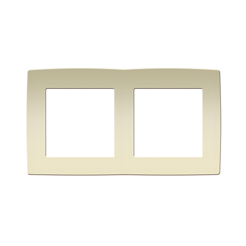 PRIME 2 GANG FRAME IP20 IVORY 1000119102 PRIME 2 GANG FRAME IP20 IVORY 1000119102