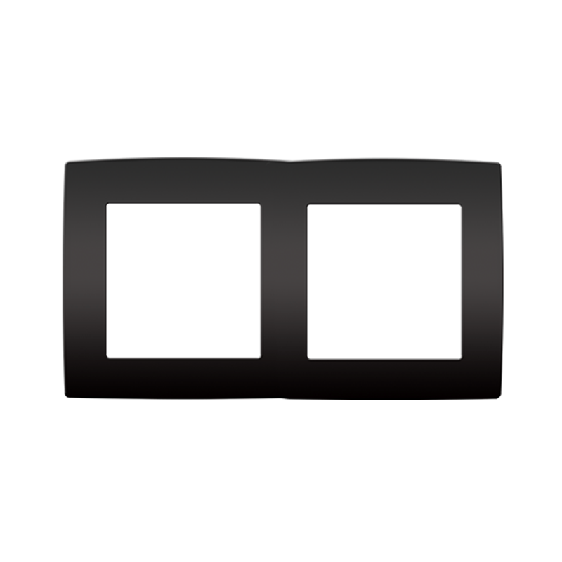 PRIME 2 GANG FRAME IP20 MATT ANTHRACITE 1000119105 PRIME 2 GANG FRAME IP20 MATT ANTHRACITE 1000119105