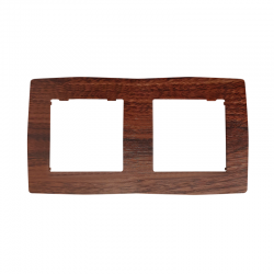 PRIME 2 GANG FRAME IP20 WOOD 1000119106 PRIME 2 GANG FRAME IP20 WOOD 1000119106