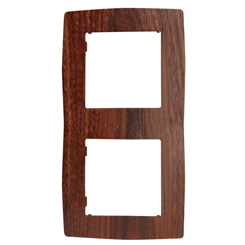 PRIME 2 GANG FRAME IP20 WOOD 1000119106 PRIME 2 GANG FRAME IP20 WOOD 1000119106