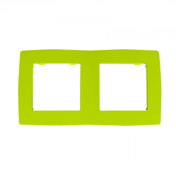 PRIME 2 GANG FRAME IP20 LIGHT GREEN 1000119108 PRIME 2 GANG FRAME IP20 LIGHT GREEN 1000119108