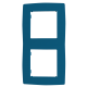 PRIME 2 GANG FRAME IP20 AZURE 1000119109