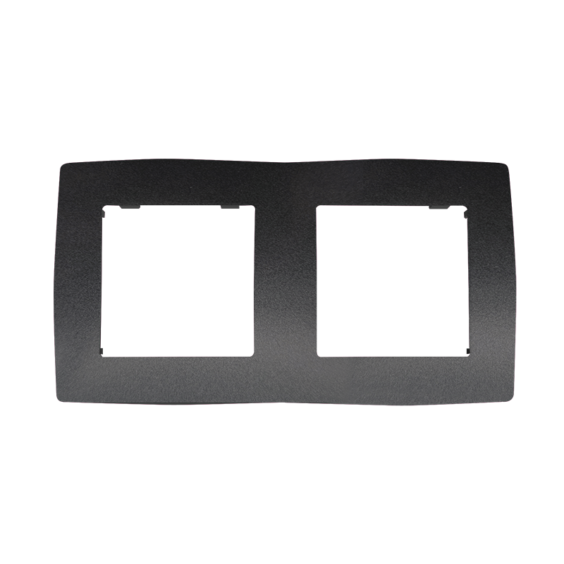PRIME 2 GANG FRAME IP20 GREY 1000119110
