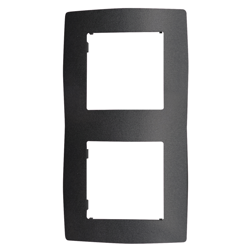 PRIME 2 GANG FRAME IP20 GREY 1000119110