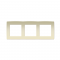PRIME 3 GANG FRAME IP20 IVORY 1000119202