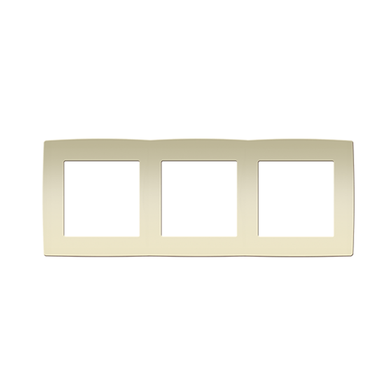 PRIME 3 GANG FRAME IP20 IVORY 1000119202 PRIME 3 GANG FRAME IP20 IVORY 1000119202