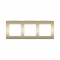 PRIME 3 GANG FRAME IP20 MATT CHAMPAGNE 1000119204