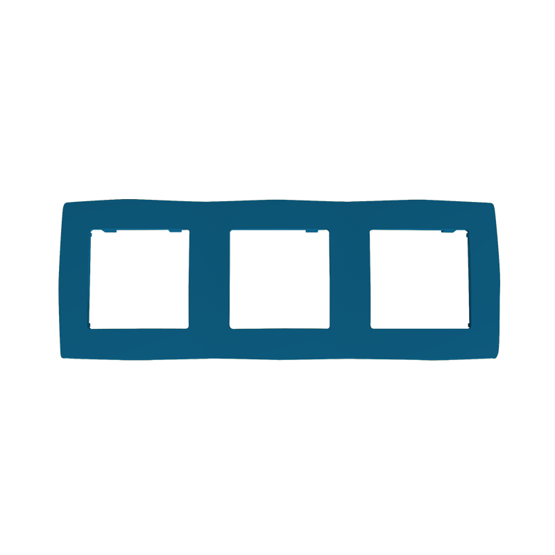 PRIME 3 GANG FRAME IP20 AZURE 1000119209 PRIME 3 GANG FRAME IP20 AZURE 1000119209