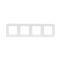 PRIME 4 GANG FRAME IP20 WHITE 1000119301