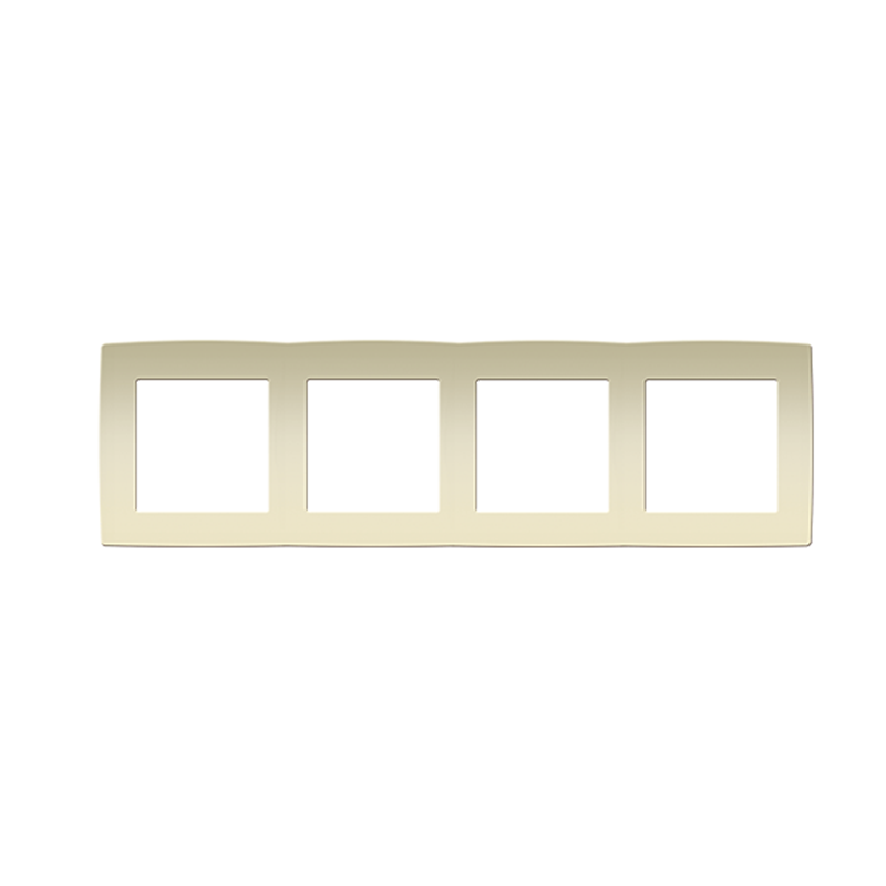 PRIME 4 GANG FRAME IP20 IVORY 1000119302